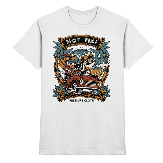 Hot Tiki - Tiki Style - Pressure Cloth - Premium Shirt