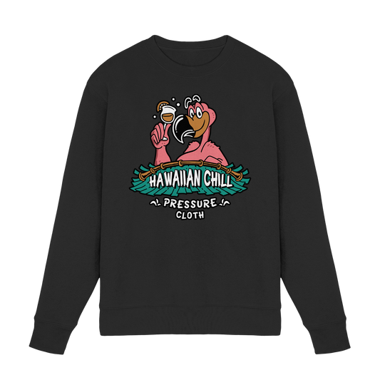 Hawaiian Chill - Tiki Style - Pressure Cloth - Premium Sweatshirt