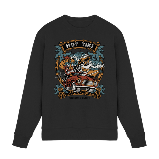 Hot Tiki - Tiki Style - Pressure Cloth - Premium Sweatshirt