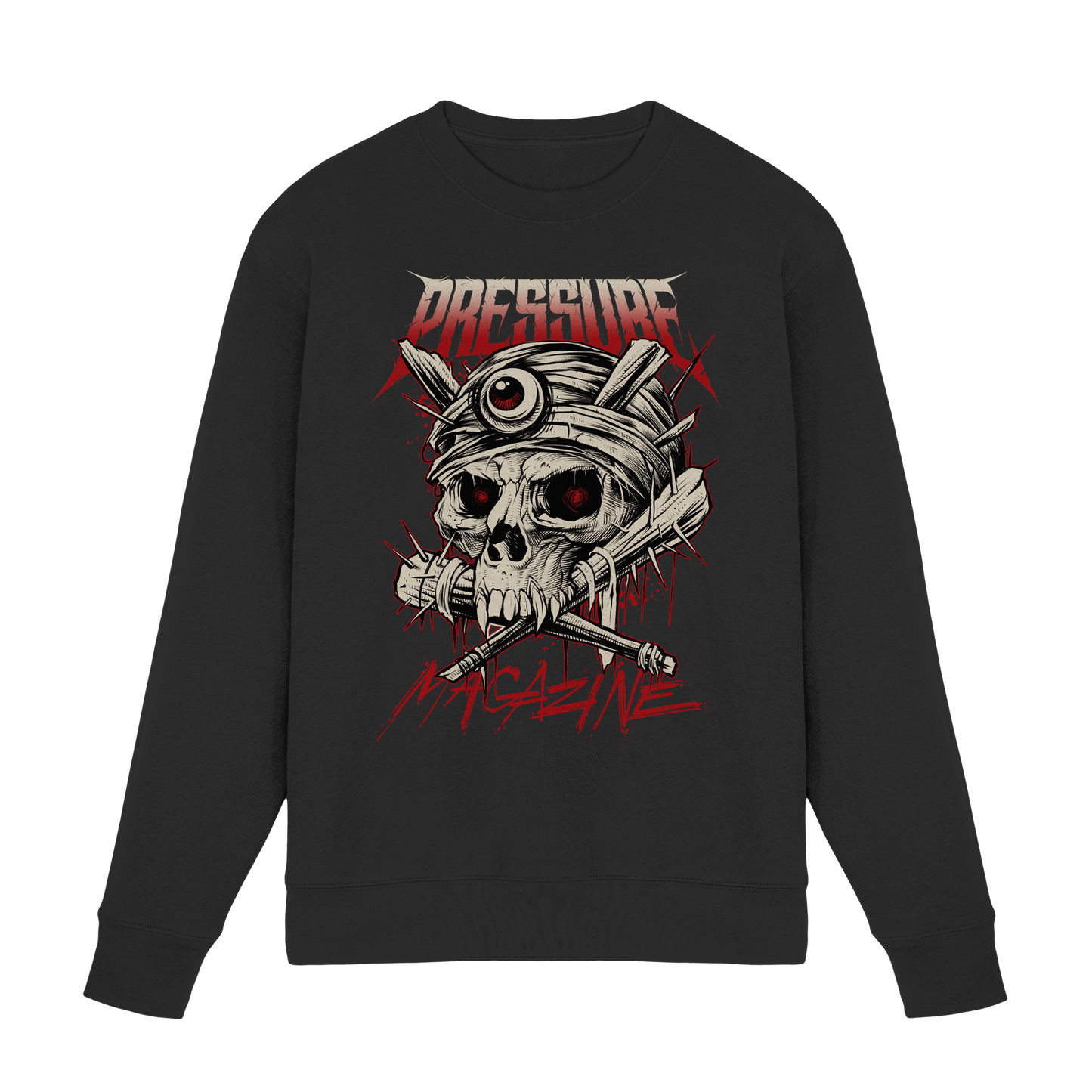 Skullica - Vampire Skull - Pressure Magazine - Premium Sweatshirt