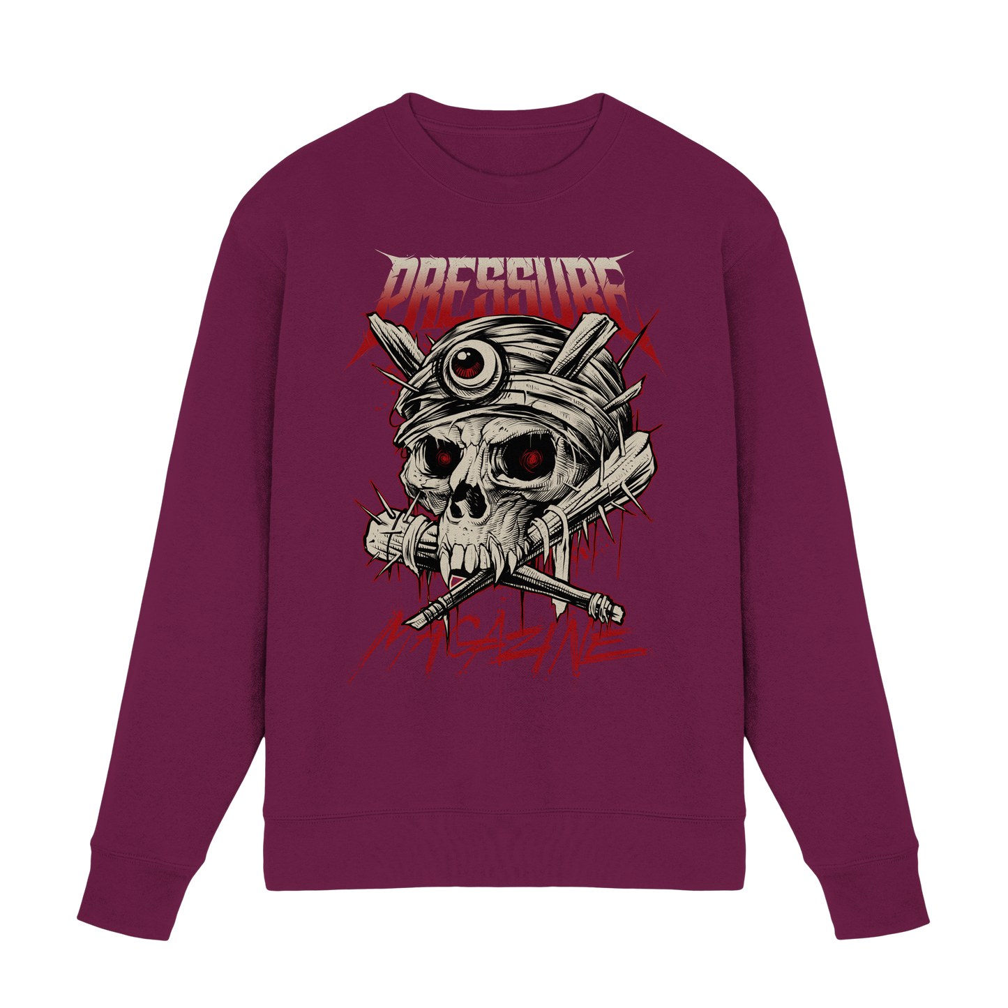 Skullica - Vampire Skull - Pressure Magazine - Premium Sweatshirt