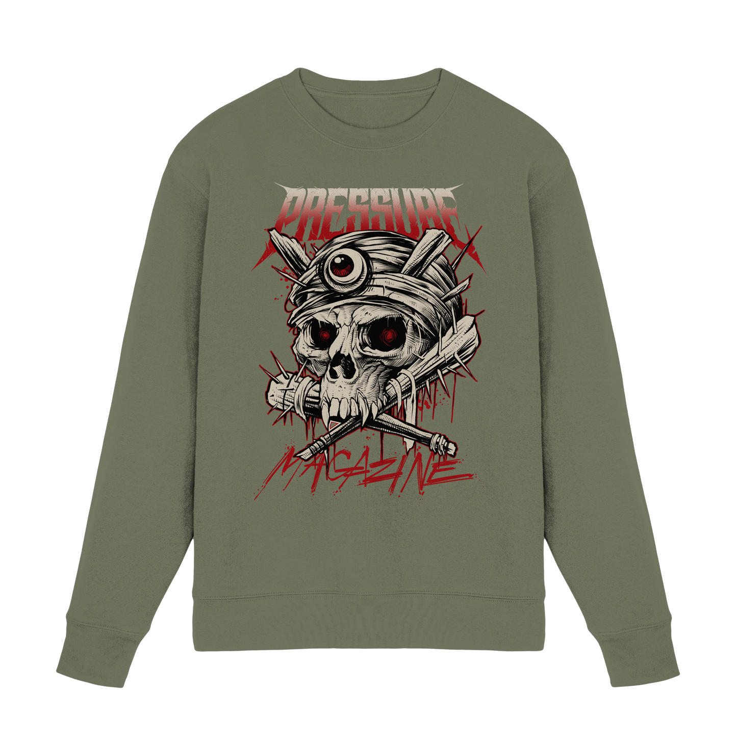 Skullica - Vampire Skull - Pressure Magazine - Premium Sweatshirt