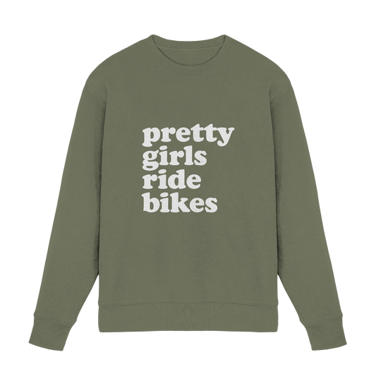 Pretty Girls Ride Bikes – Bikerinnen Motiv - Premium Sweatshirt