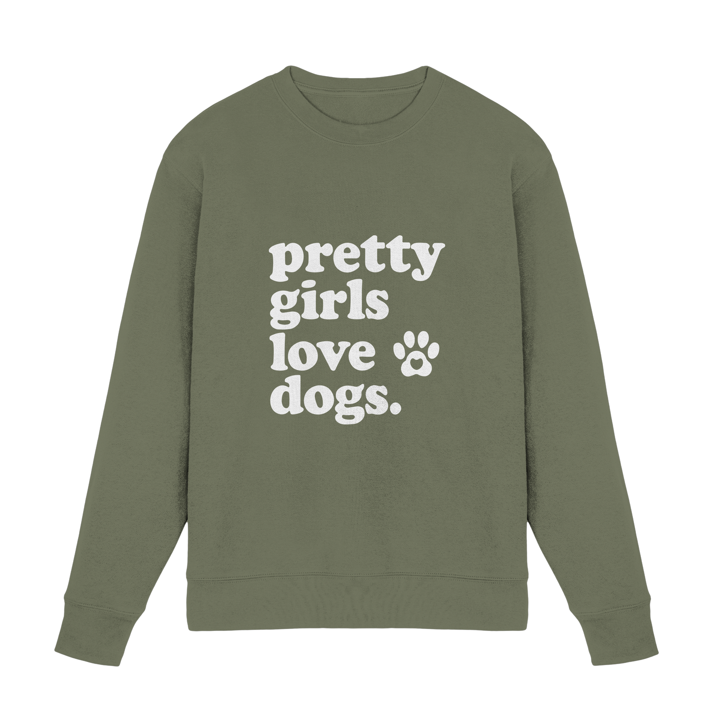 Pretty Girls Love Dogs - Hundemenschen Bekleidung - Premium Sweatshirt