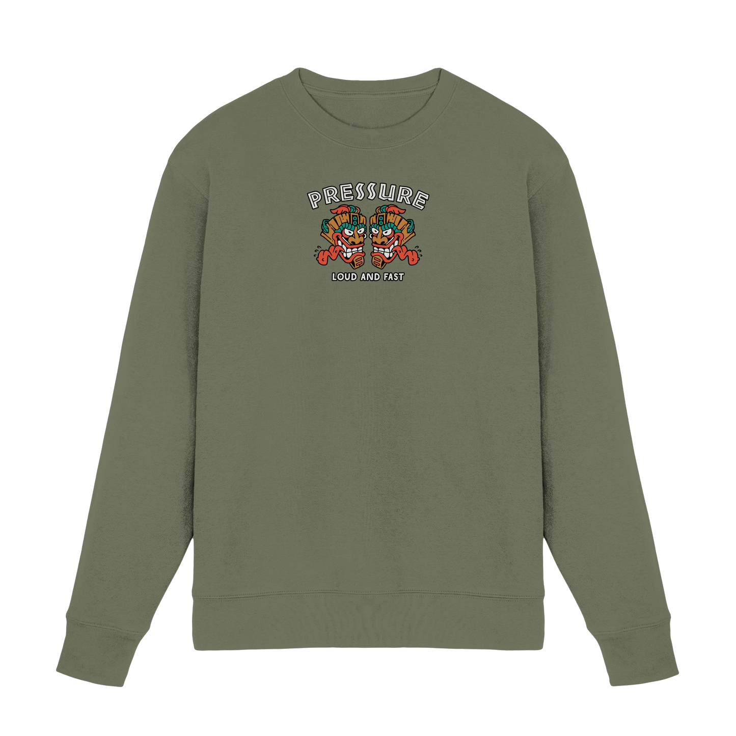 Loud and Fast. - Tiki Style - Pressure Cloth - Premium Sweatshirt