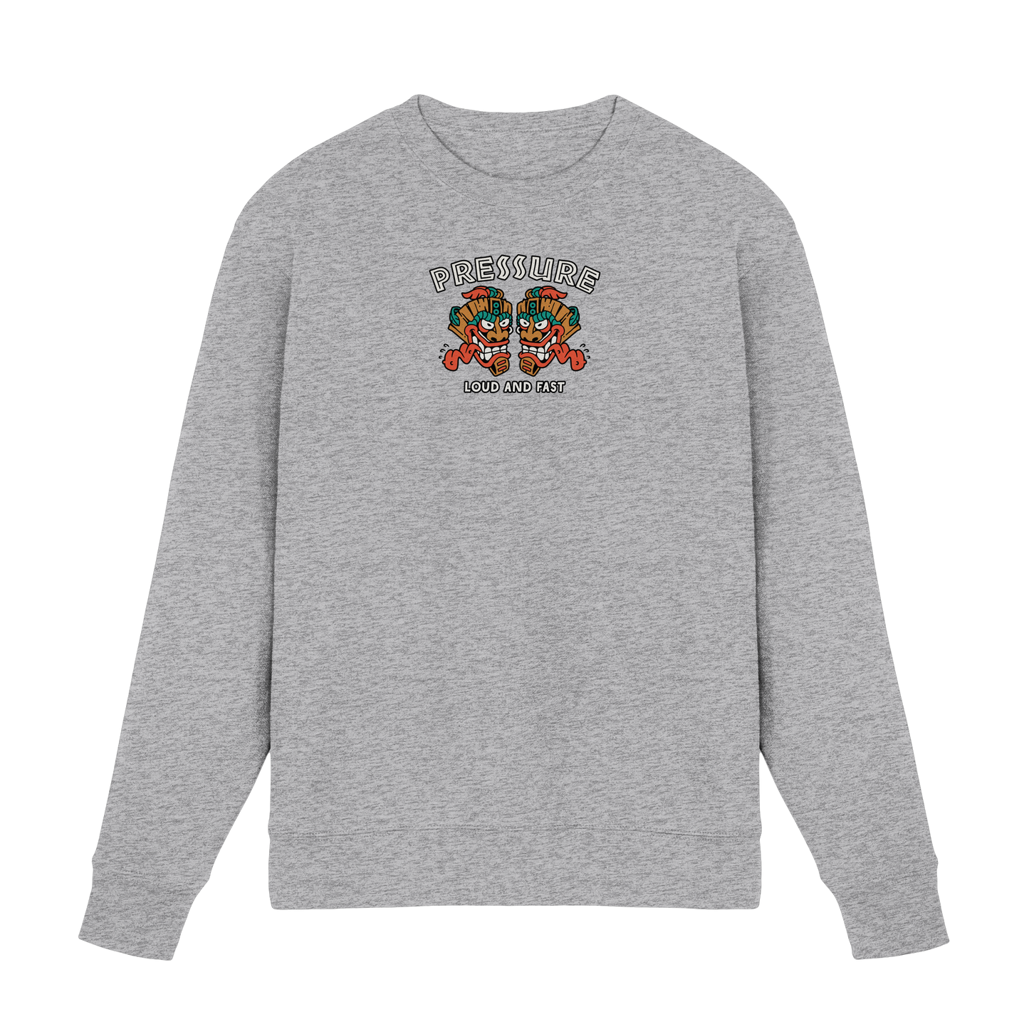 Loud and Fast. - Tiki Style - Pressure Cloth - Premium Sweatshirt