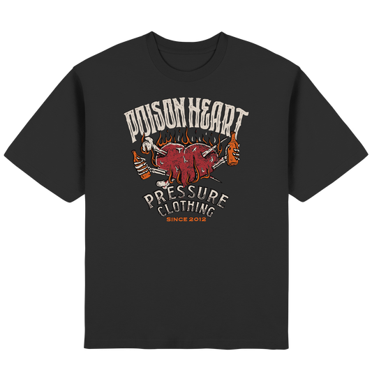 Poison Heart – Punk Rock - Streetwear Oversized T-Shirt