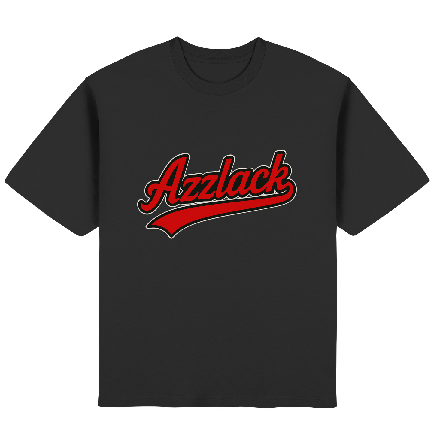 Azzlack Design - Ghetto Style für Deutschrap Fans - Streetwear Oversized T-Shirt