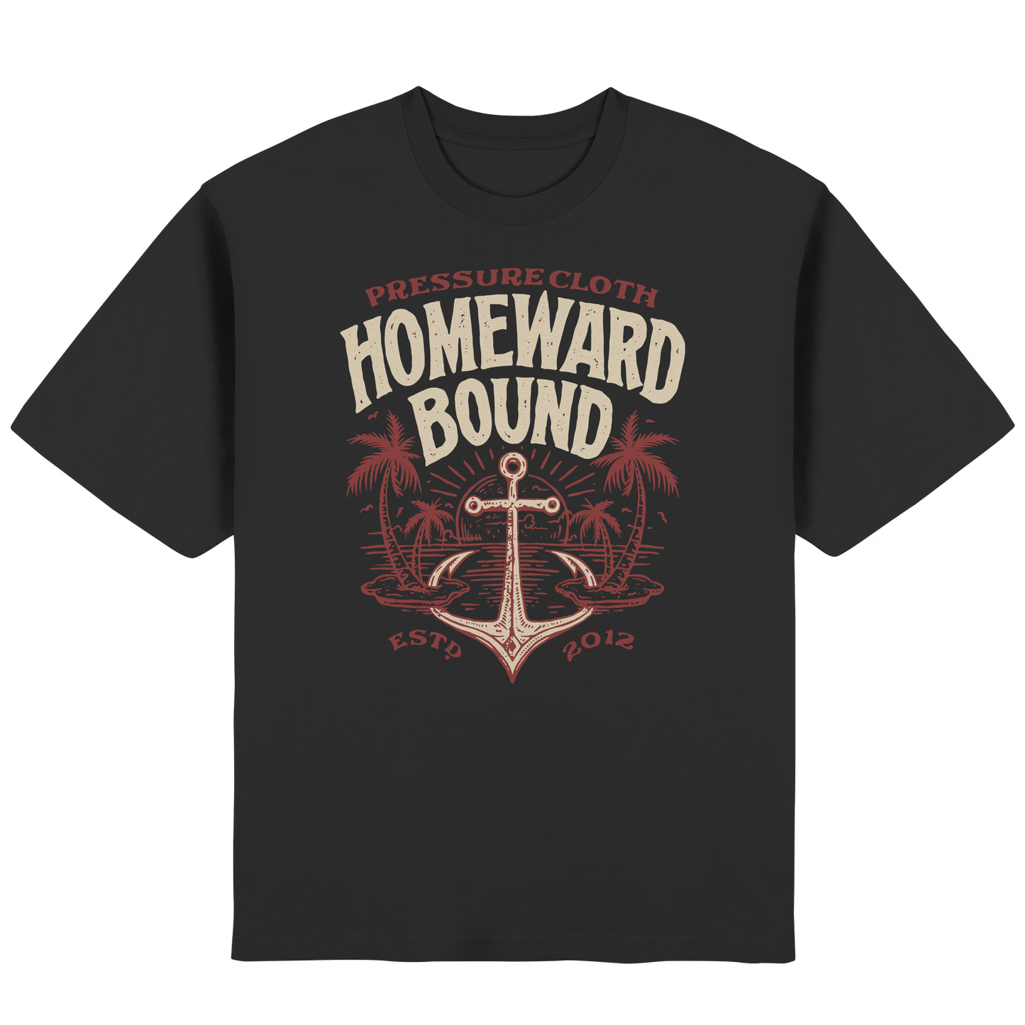 HOMEWARD BOUND - Pressure Cloth - Streetwear Oversized T-Shirt