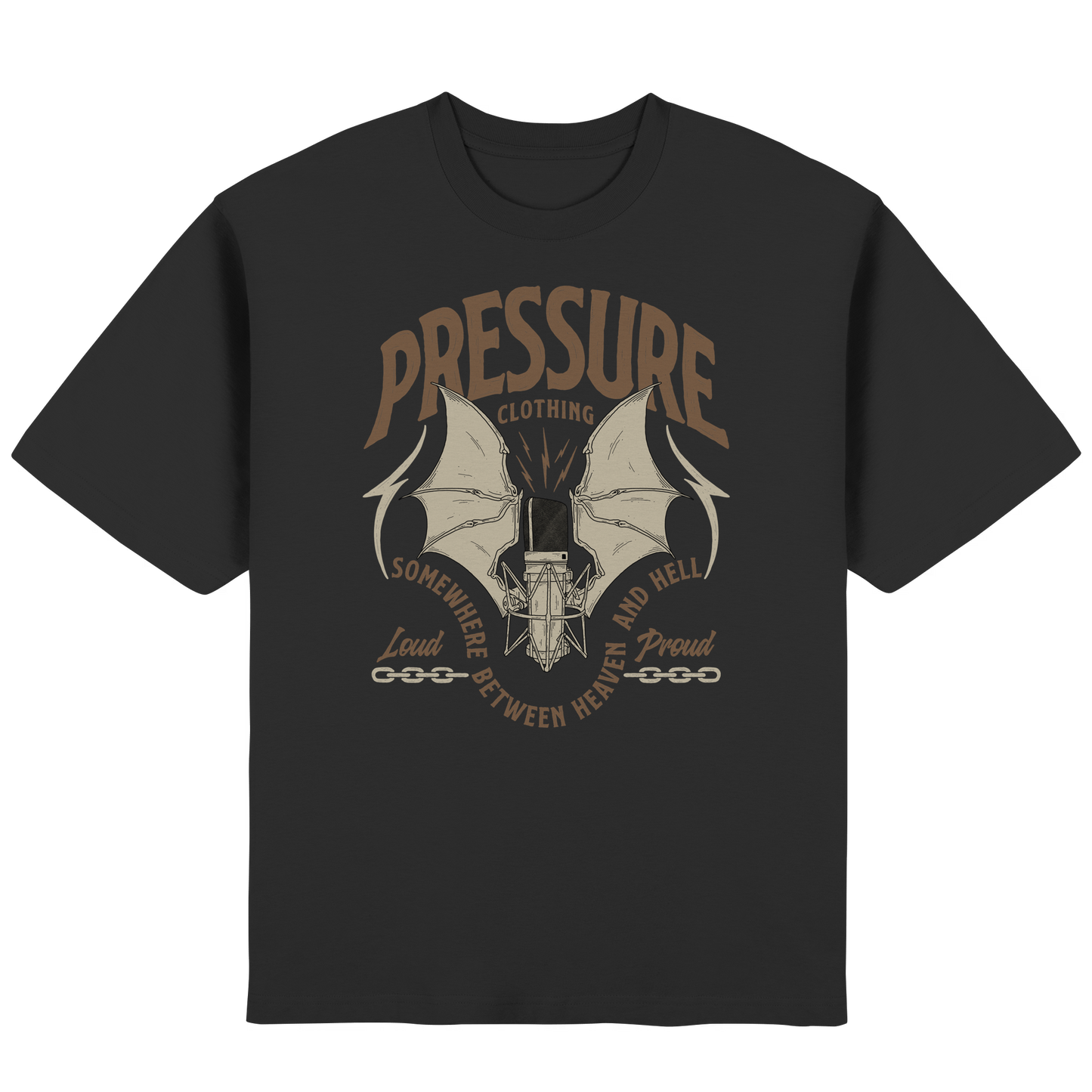 Heaven and Hell - Pressure Cloth - Streetwear Oversized T-Shirt