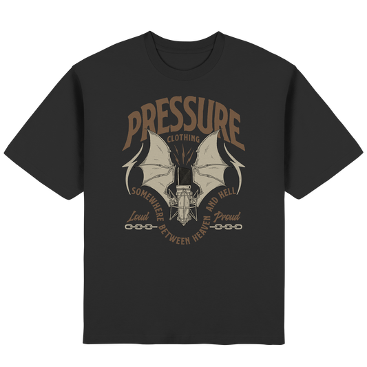 Heaven and Hell - Pressure Cloth - Streetwear Oversized T-Shirt
