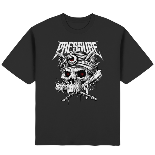 Skullica - Vampire Skull - Pressure Magazine - Streetwear Oversized T-Shirt