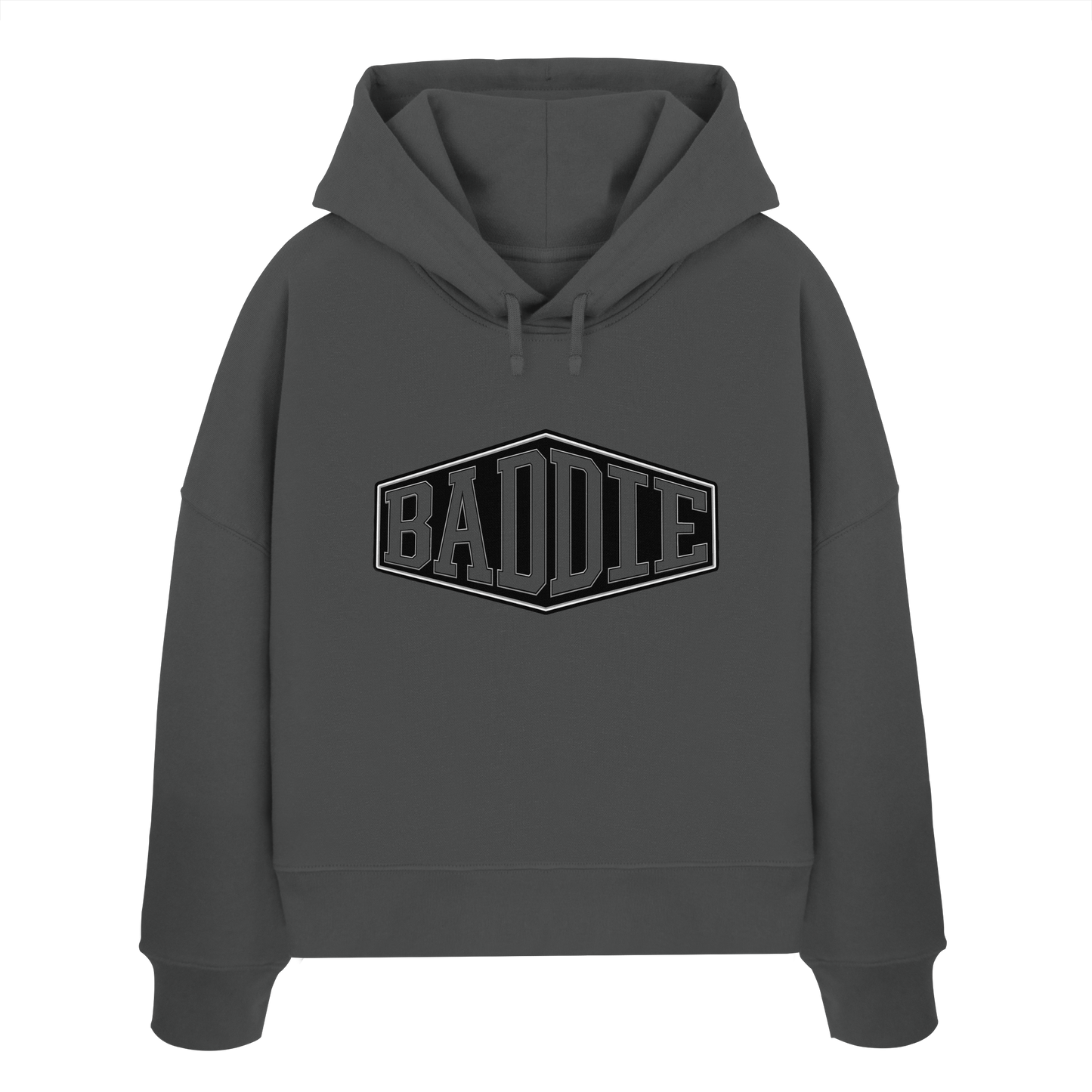 Baddie – Freches Design für Bad Girls - Womens Organic Boxcut Hoodie