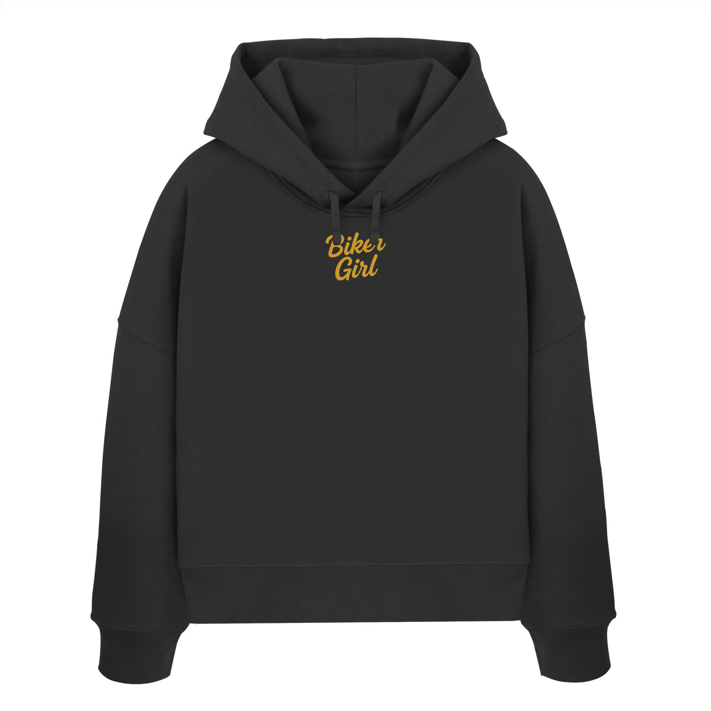 Biker Girl - Biker Statement - Womens Organic Boxcut Hoodie