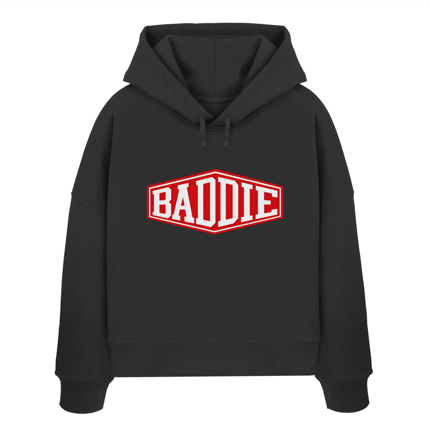 Baddie – Freches Design für Bad Girls - Blood Red Edition - Womens Organic Boxcut Hoodie