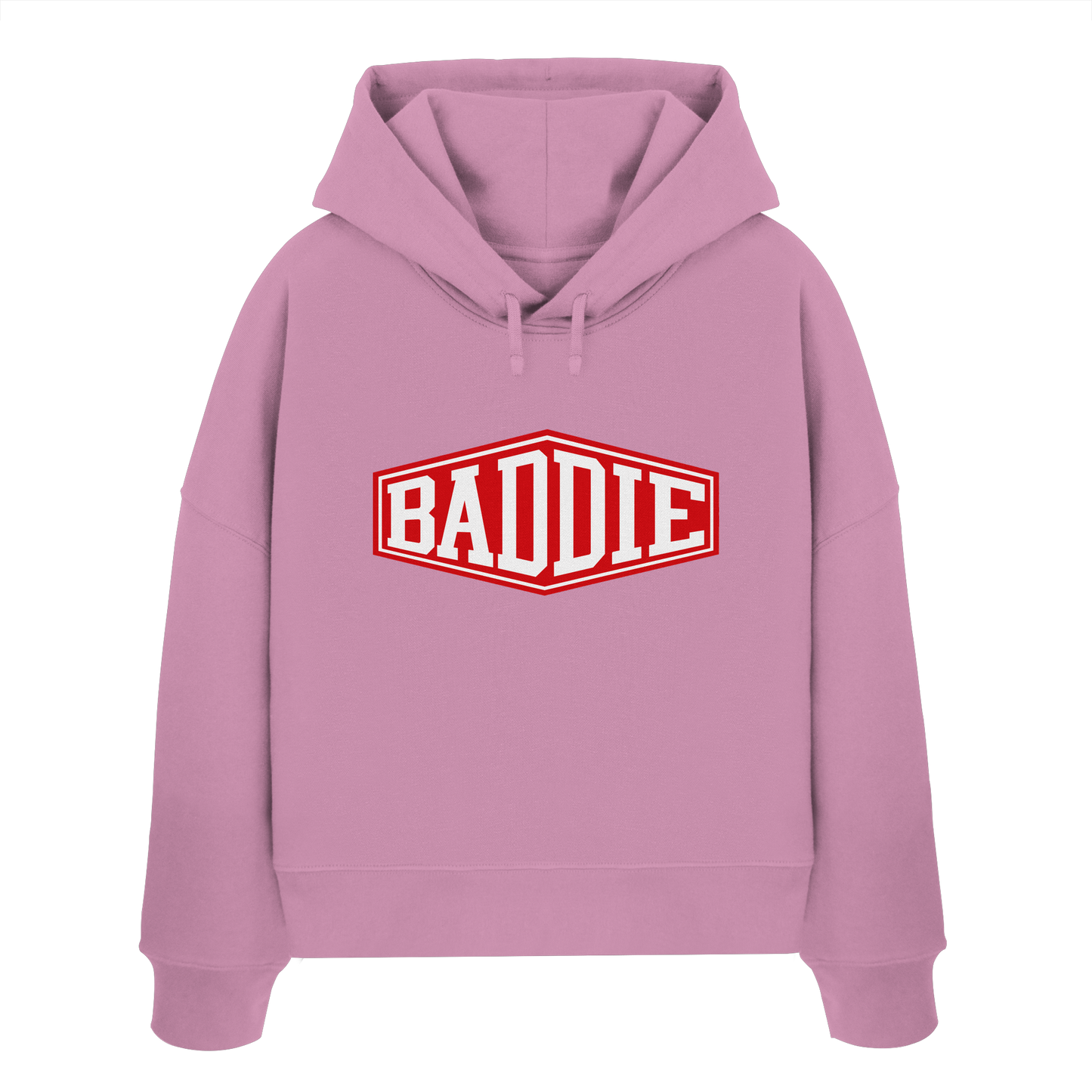 Baddie – Freches Design für Bad Girls - Blood Red Edition - Womens Organic Boxcut Hoodie