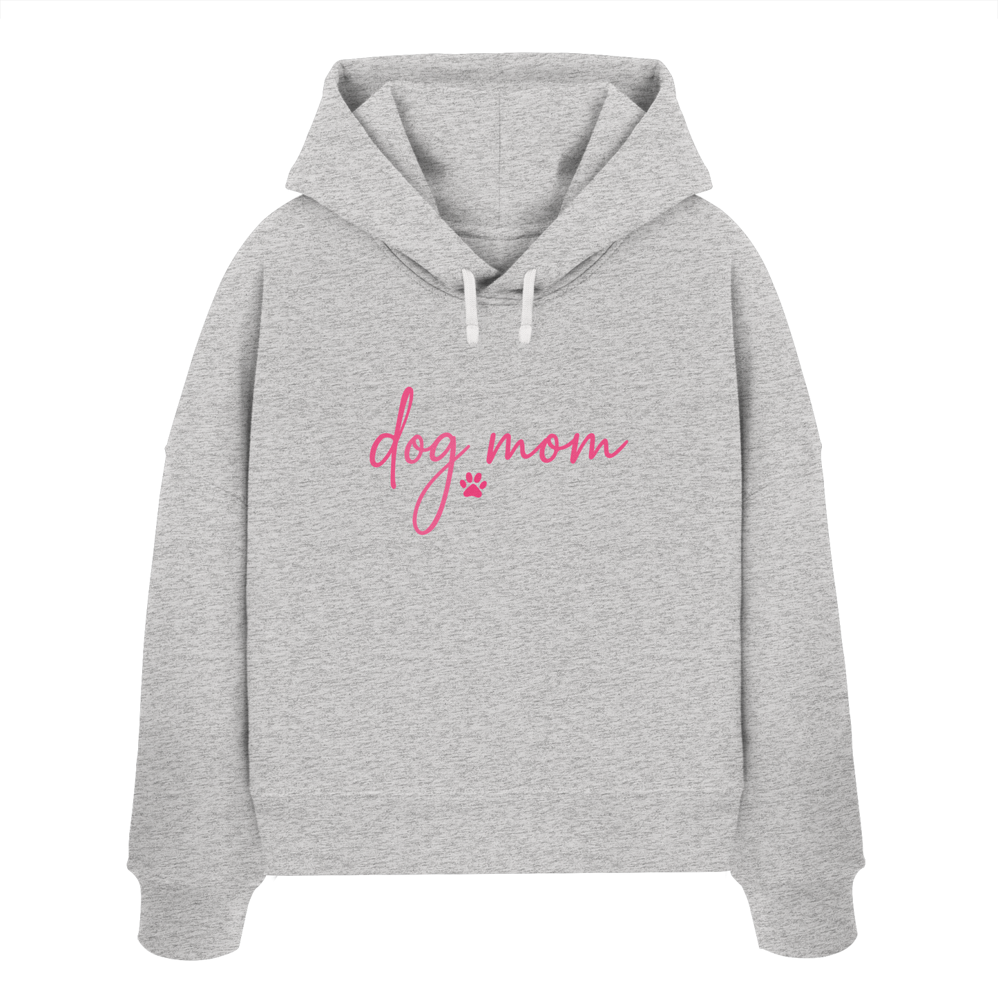 DOG MOM für Hundemamas und Hundemädchen - Womens Organic Boxcut Hoodie