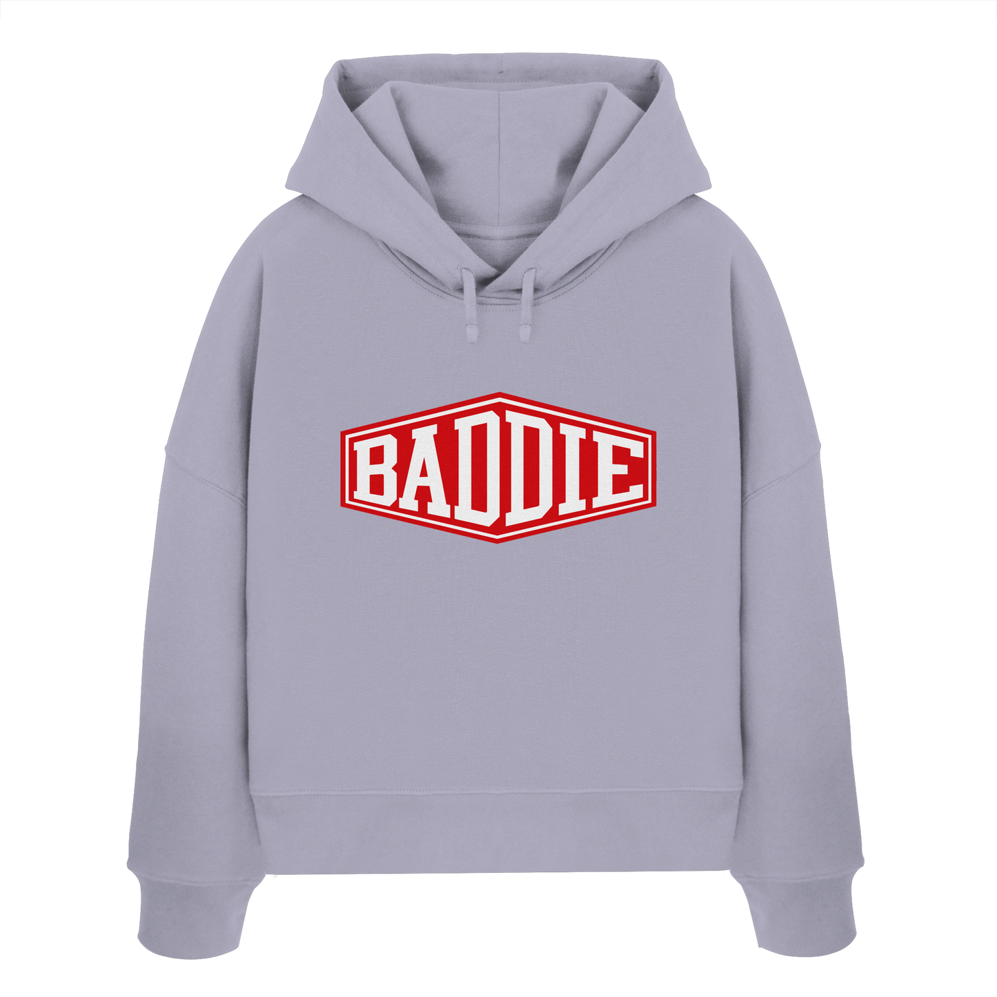 Baddie – Freches Design für Bad Girls - Blood Red Edition - Womens Organic Boxcut Hoodie