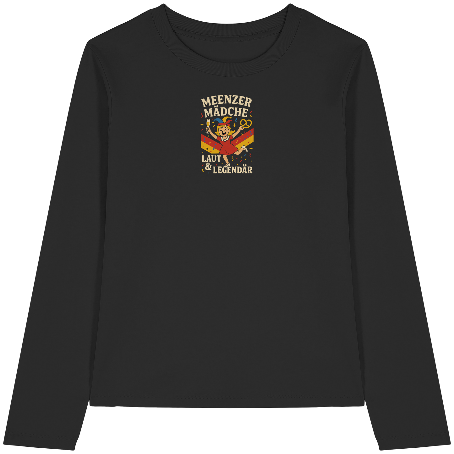 Meenzer Mädche – Laut & Legendär | Karneval Design - Womens Organic Longsleeve T-Shirt