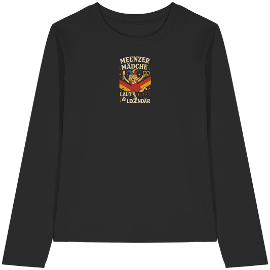 Meenzer Mädche – Laut & Legendär | Karneval Design - Womens Organic Longsleeve T-Shirt