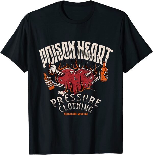 Poison Heart - Punk Rock T-Shirt - Pressure Clothing